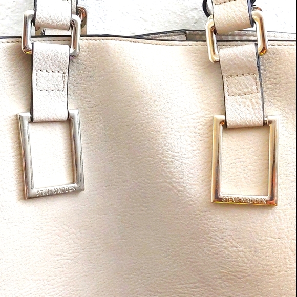 NWOT STEVE MADDEN PURSE * MULTI-POCKET LARGE SATCHEL/TOTE * EXCELLENT CONDITION - Picture 11 of 14